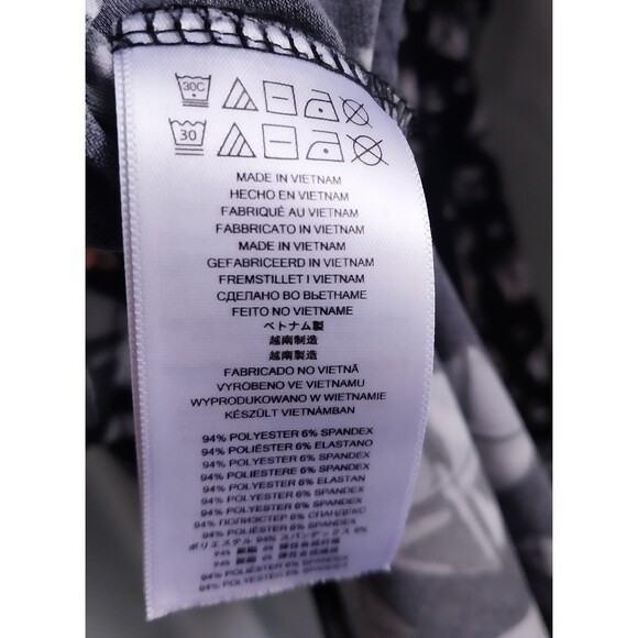 Michael Kors A Line Shirt Dress Womens Blouson Small Diamonds Black and Silver - Picture 11 of 11